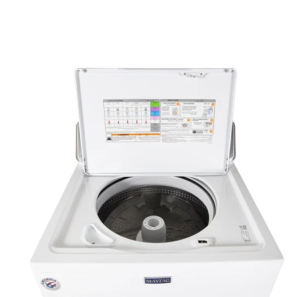 ⁦ميتاج غسالة تحميل علوي - 12 كجم غسيل - 12 برنامج - أبيض - 4KMVWC440JW⁩ - الصورة ⁦11⁩