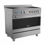 Midea Electric Cooker Ceramic - 109 L - 5 Hot Plates - Grey - VSVC96048