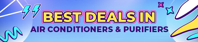 Mobile Banner Best Deals in Air Conditioners Purifiers 1