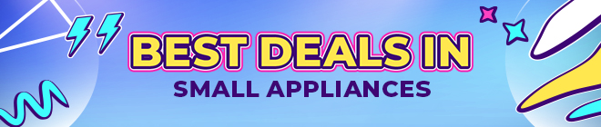 Mobile Banner Best Deals in Small Appliances Banner