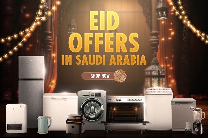 A display of all kinds of electric appliances.