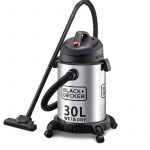 BLACK+DECKER Vacuum Cleaner Barrel Corded - 30 L - 1610 W - Silver - WV1450-B5