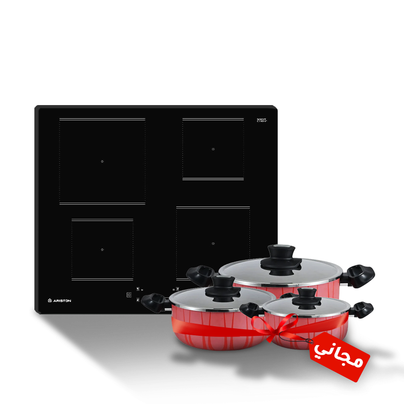 ariston builtin Hob 4 cooking zones white background ar 1