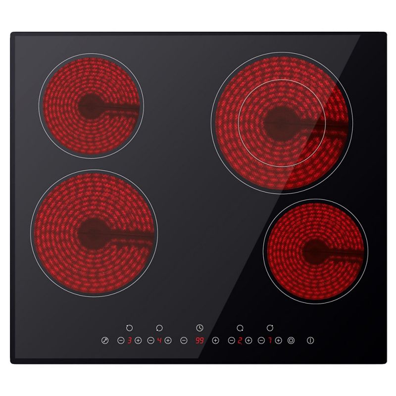 Midea Ceramic Hob With Schott Glass 6 Burners - Black - MCHF645